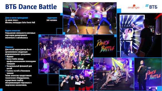 Серия мероприятий «ВТБ Dance Battle»